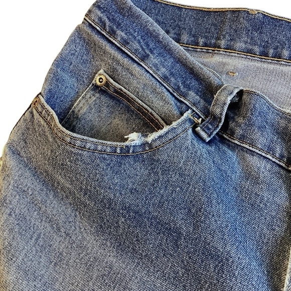 Lee Riders Men’s Regular Fit Jeans Y2K Distressed Fading Size 36x32 Thrashed - Picture 6 of 15